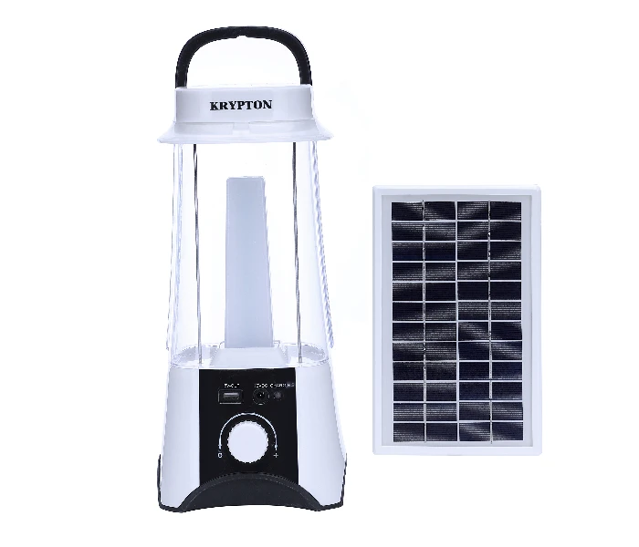 Krypton Rechargeable Solar Lantern KNSE5345 - 3W Solar Panel