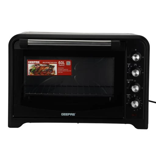 Geepas Electric Oven with Rotisserie GO4401N - 60L Large Capacity