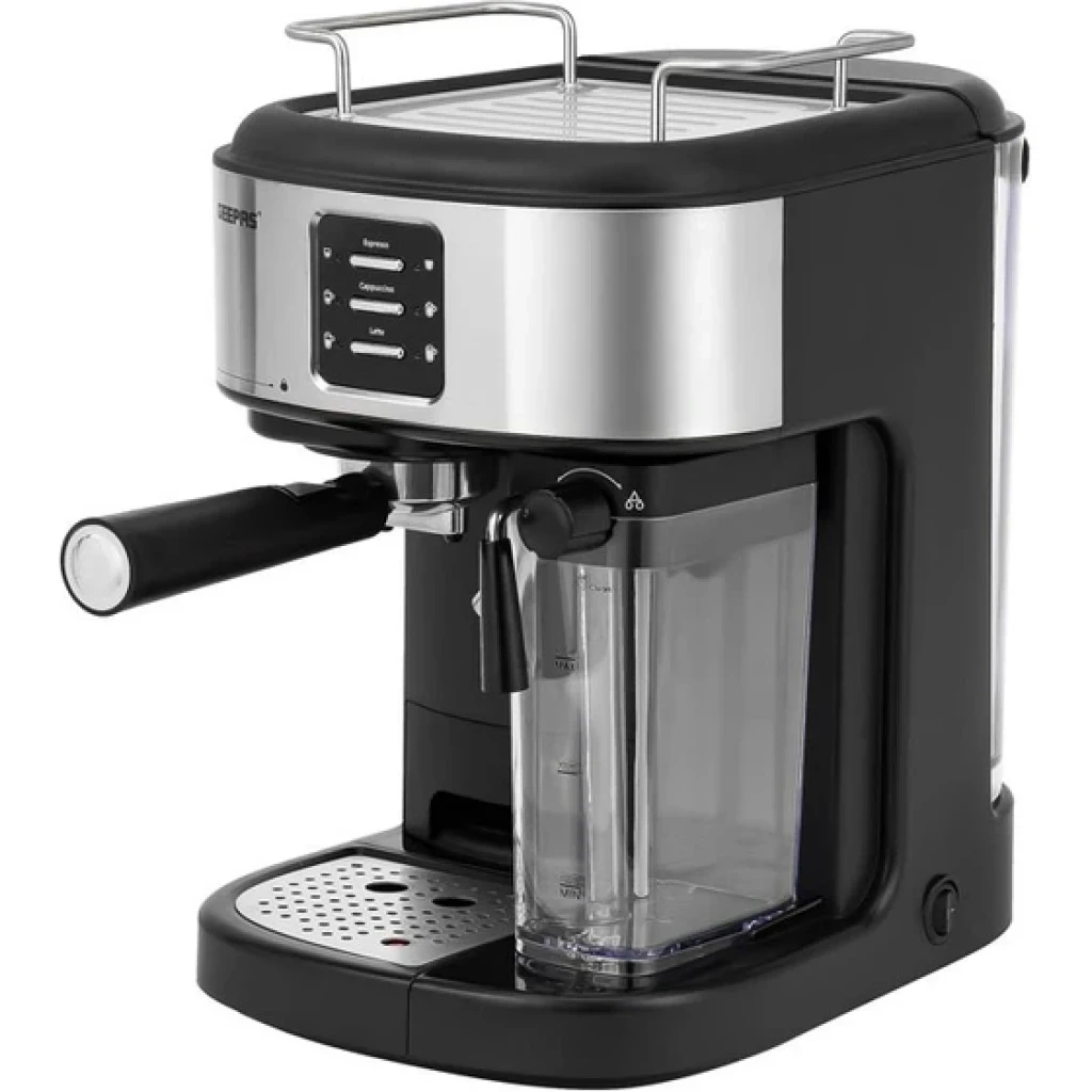 Geepas 20 Bar Espresso & Cappuccino Maker GCM1215 - 1.5L