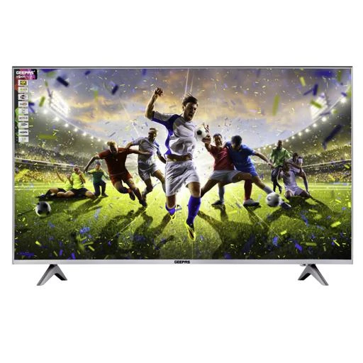 Geepas 55-inch 4K UHD Smart LED TV GLED5549 - Frameless, DVBT2/S2, Eshare