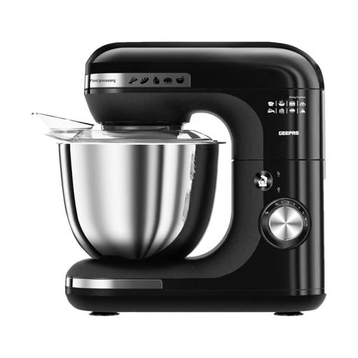 Geepas 3-in-1 Stand Mixer GSM43013 - 5L SS Bowl, 800W, 5 Speed