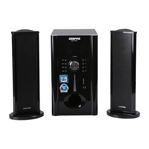 Geepas 2.1 Channel Multimedia Speaker System GMS7493N - USB/SD/FM/BT/Remote