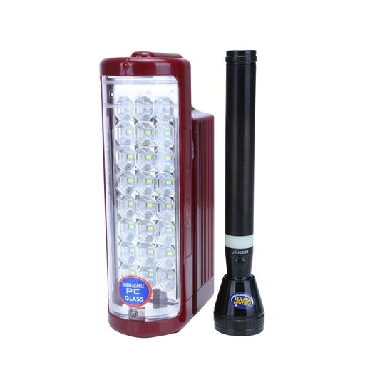 Geepas Rechargeable LED Lantern & Flashlight Combo GE51029