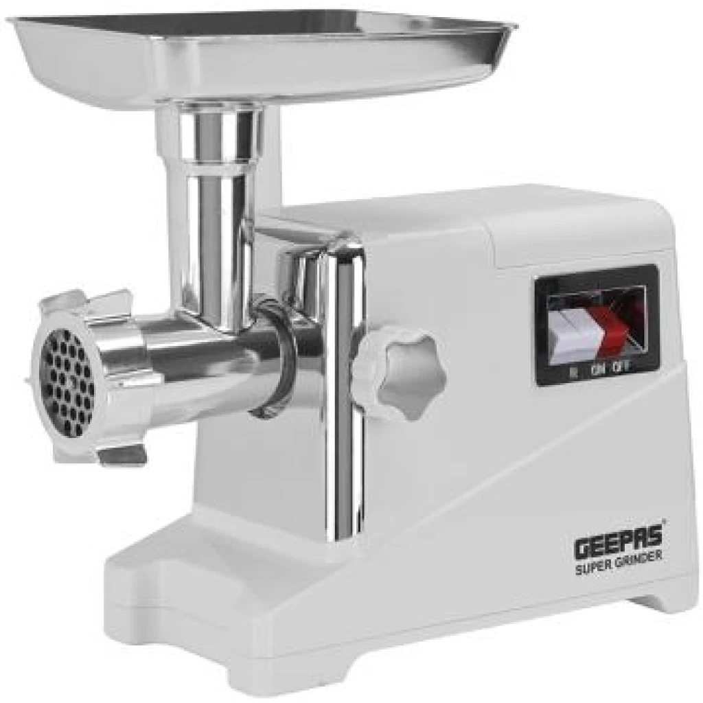 Geepas Meat Grinder GMG1911 - 2Kg Capacity, 1600W Copper Motor