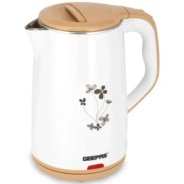 Geepas Double Layer Electric Kettle GK6138 - 1.8L Cool Touch
