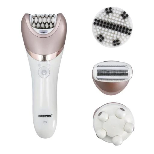 Geepas 4-in-1 Rechargeable Ladies Grooming Set GLS86053 - Epilator/Shaver