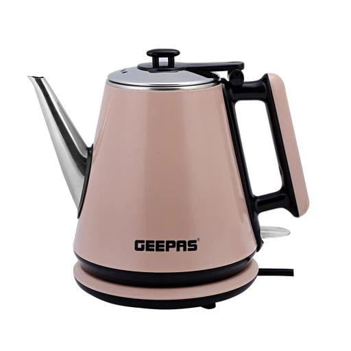 Geepas Double Layer Electric Kettle GK38012 - 1.2L Compact