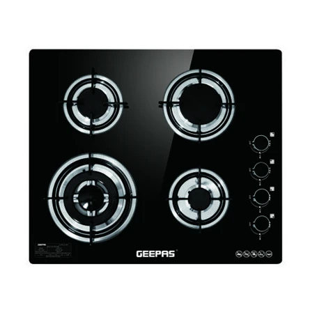 Geepas 4-Burner Built-in Gas Hob GK4410 - Auto Ignition