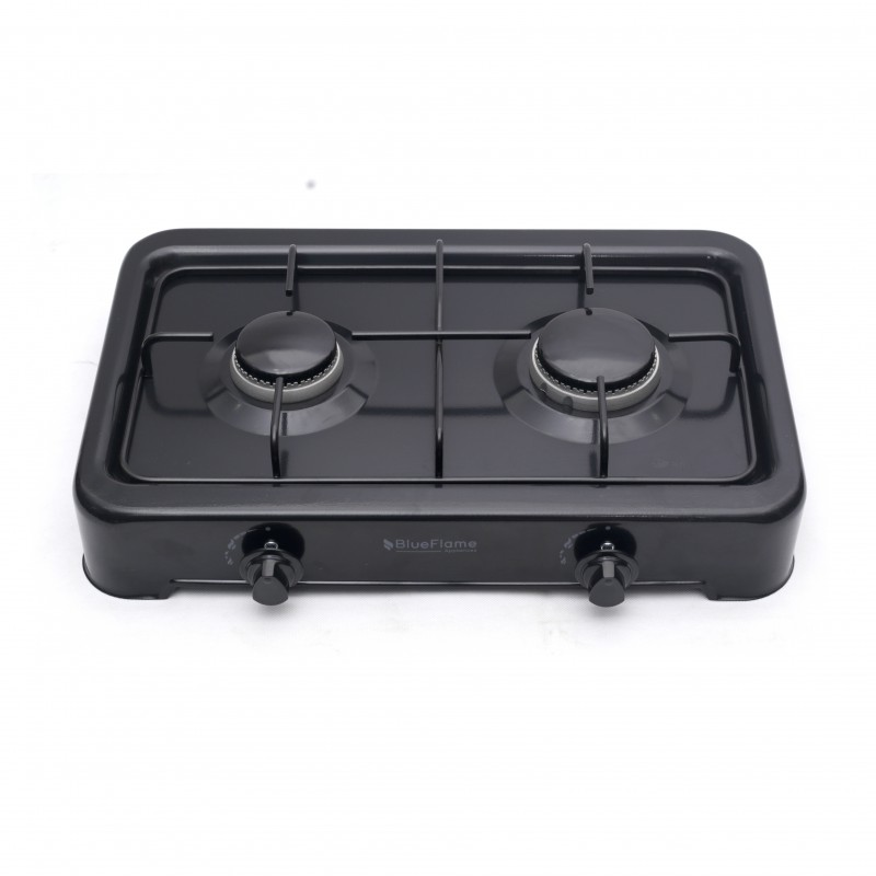 Blue Flame desktop two burner gas cooker at UGX 103,250, the cheapest way to cook after moving out in Uganda