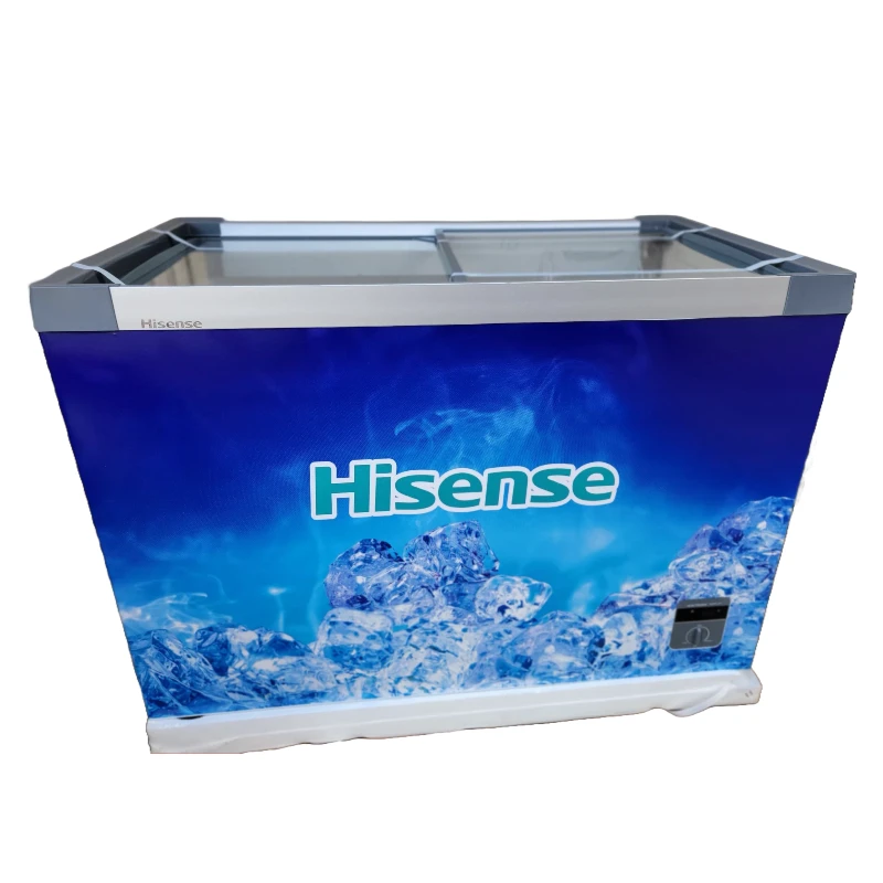 Hisense 300L Display Freezer (SD-301) | Glass Door | Energy Efficient