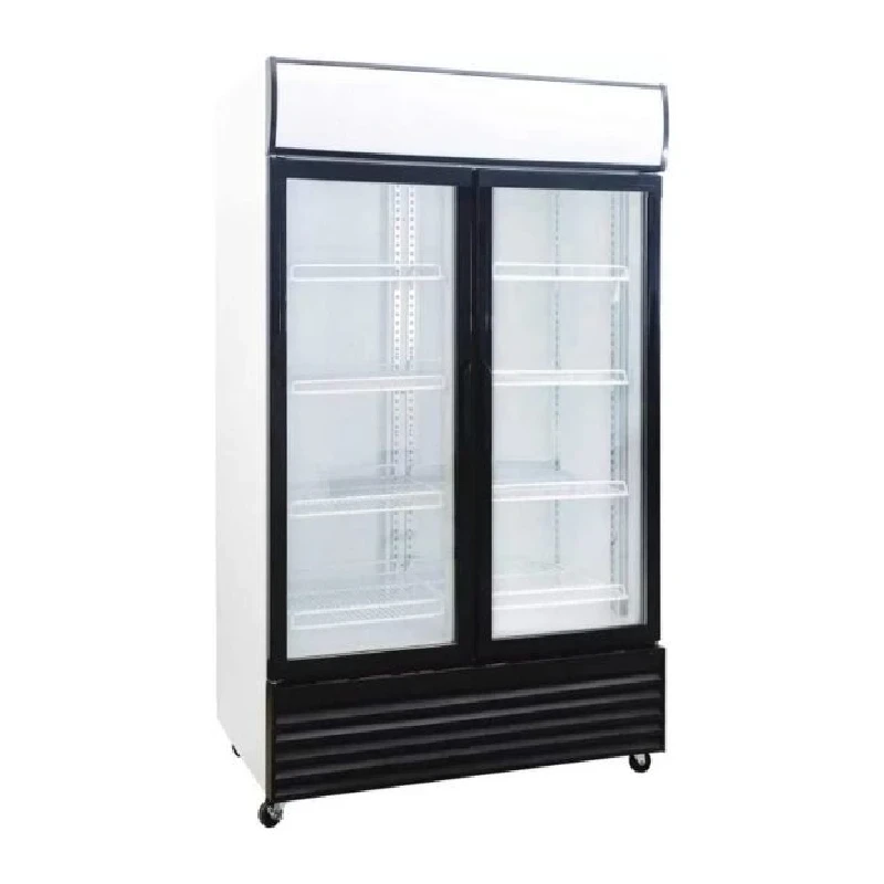 Venus 1000L Double Door Chiller | Optimal Storage |Glass Door Vertical Chiller