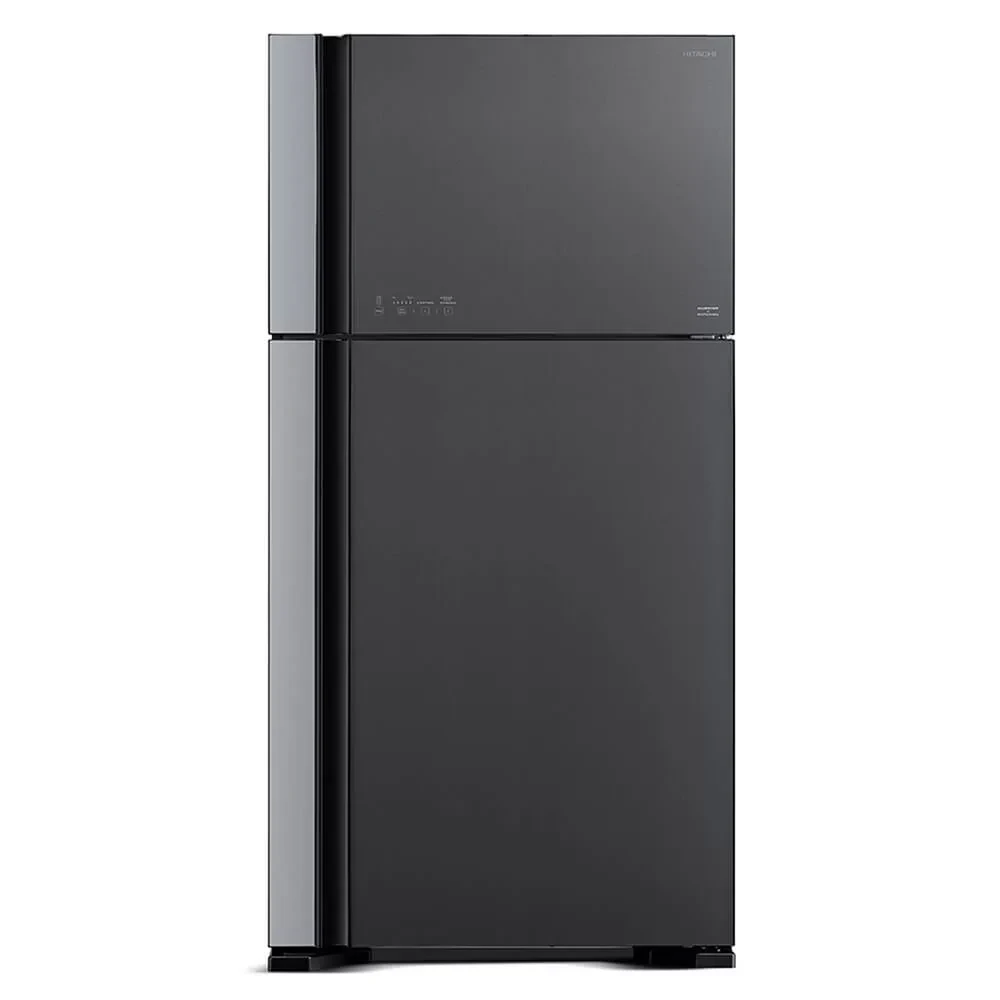 Hitachi 550L Top Freezer Fridge | Glass Grey, Inverter