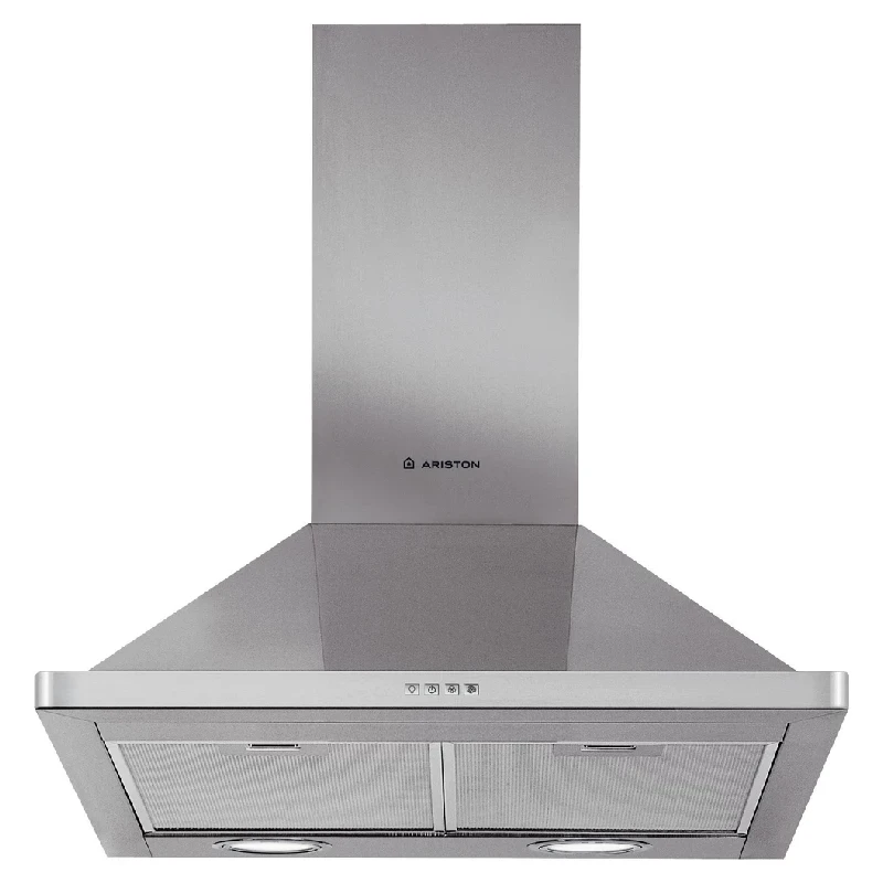 Ariston 60cm Island Cooker Hood | Chimney Style, Stainless Steel