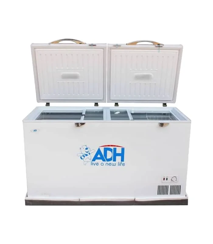 ADH 500L Double Door Chest Freezer White