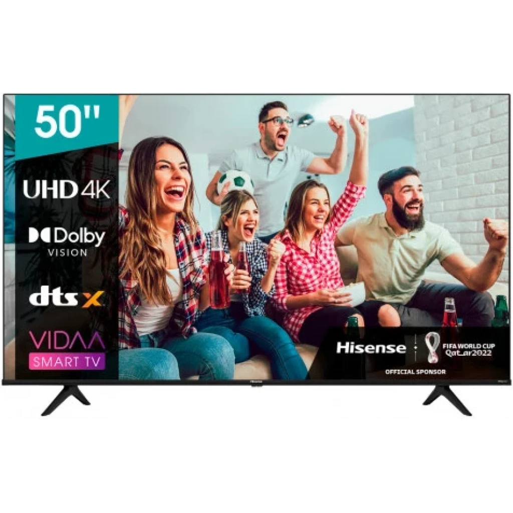 Hisense 50 Inch Smart LED TV (50A7) - 4K HDR, Smart Apps, Wi-Fi television