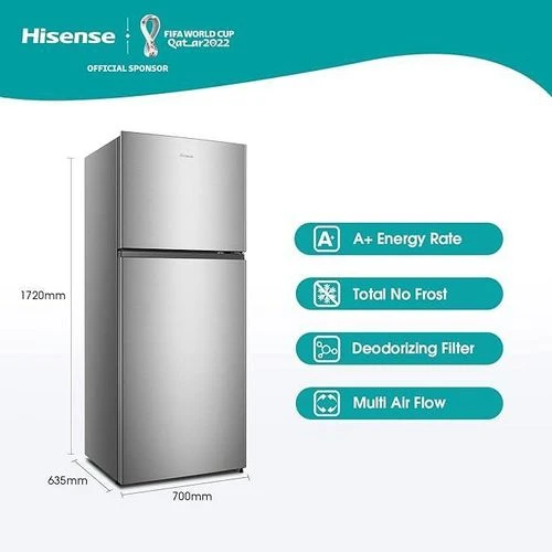 Hisense 488L Double Door Fridge | High Capacity | Quick Delivery