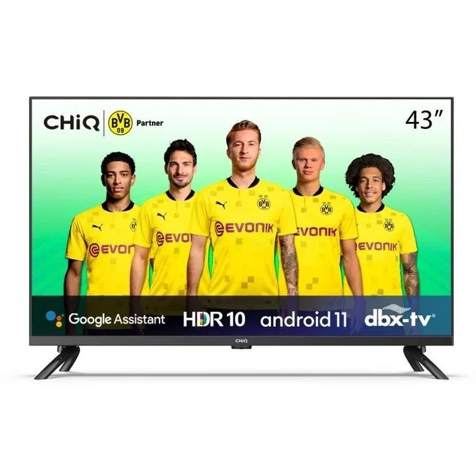 Chiq 43" inch Smart 4K Frameless TV | Dynamic Quality