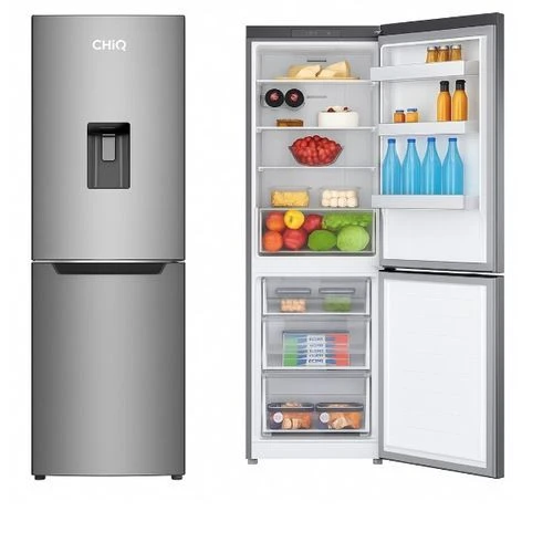 Chiq 340L Large Capacity Bottom Freezer Fridge