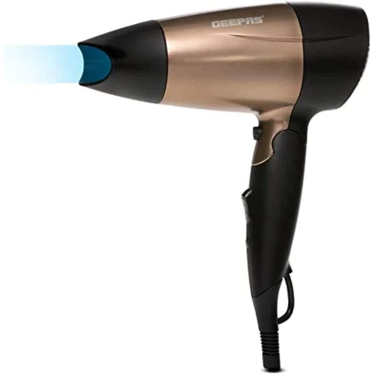 Geepas GH8642 1600W Mini Travel Hair Dryer | Compact & Foldable