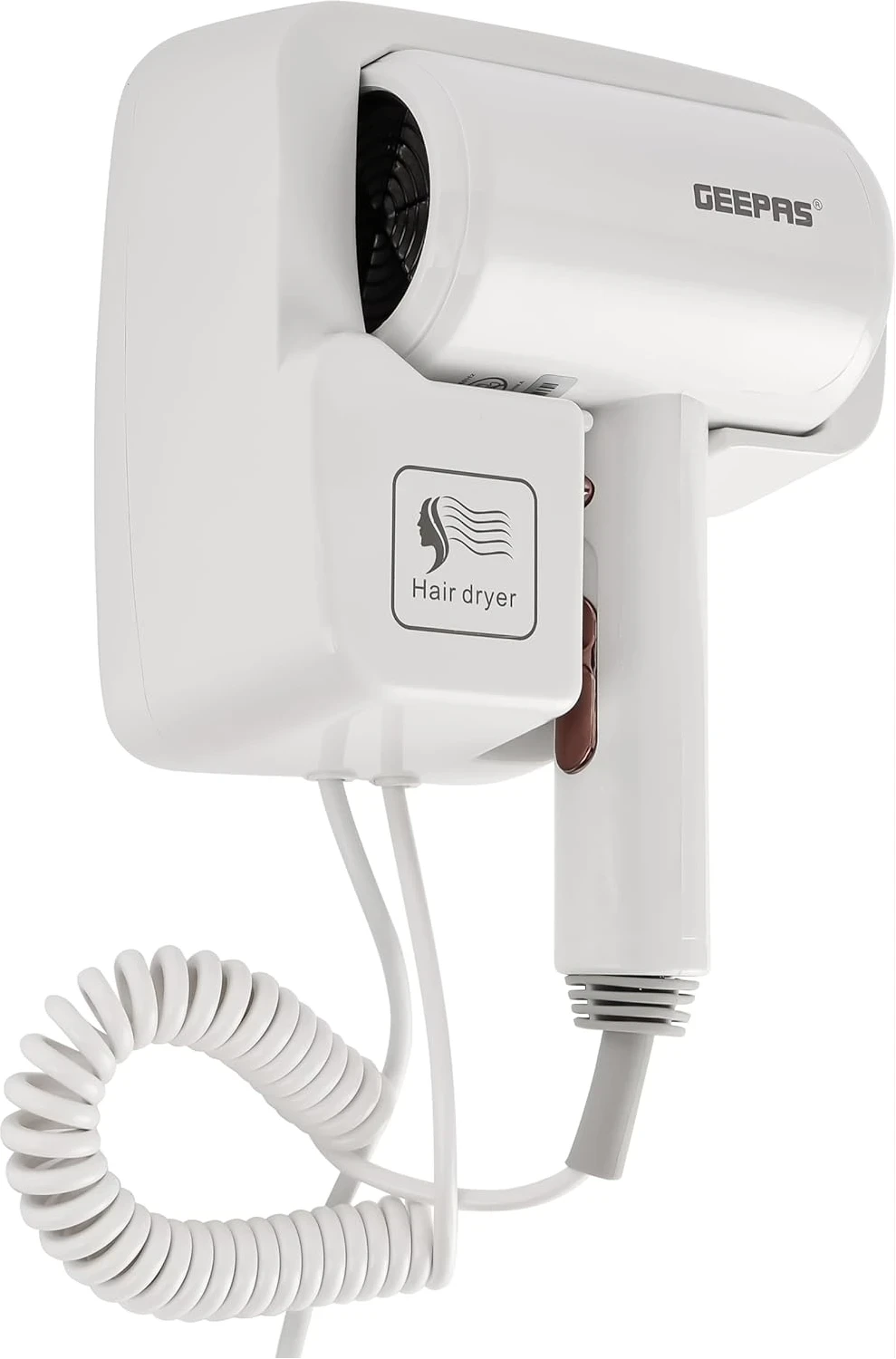Geepas GH8643 1200W Wall-Mount Hotel Style Hair Dryer