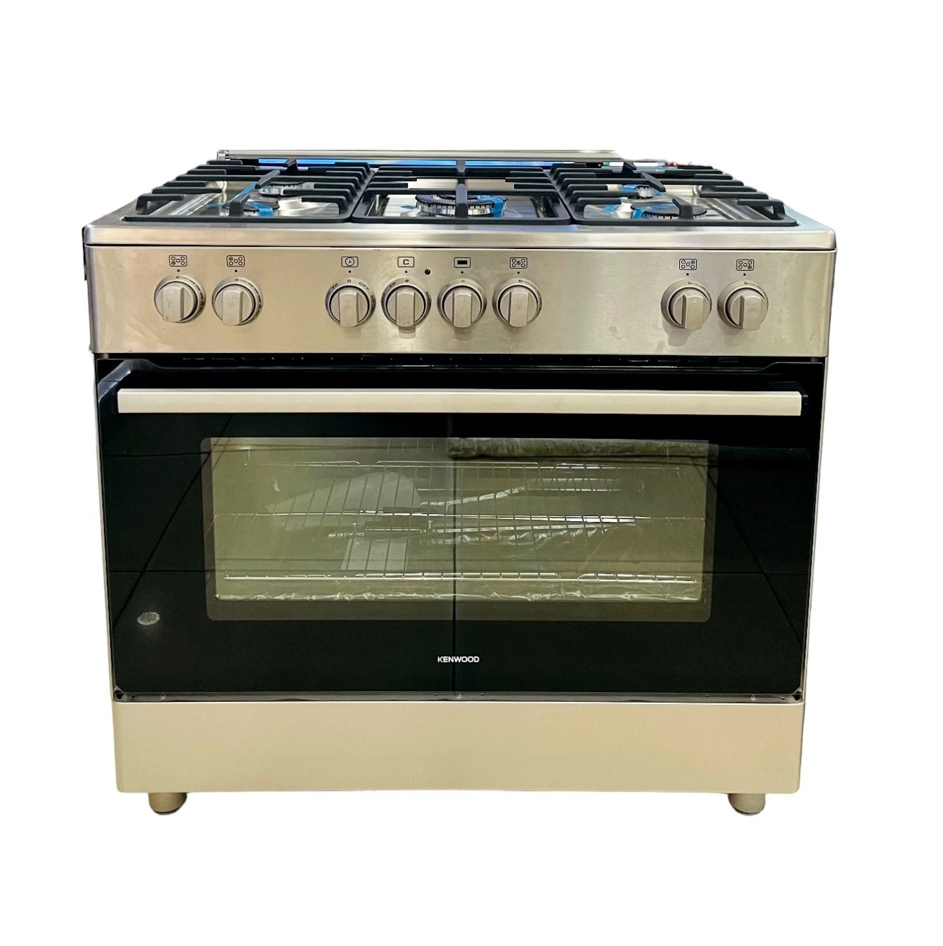 Kenwood 90cm 5-Burner Gas Cooker | Electric Oven & Dual Rotisserie