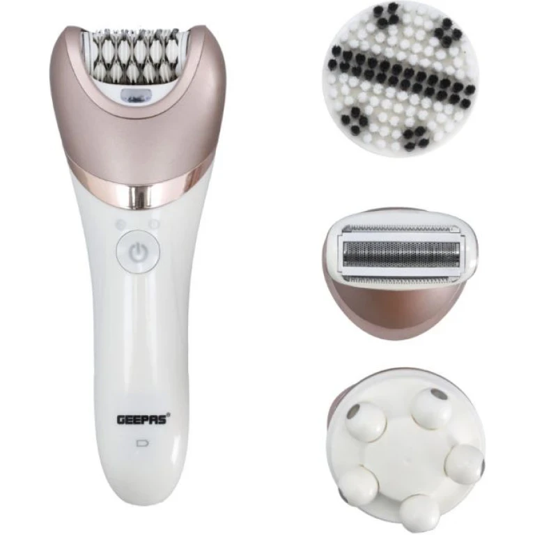 Geepas 4-in-1 Rechargeable Ladies Grooming Set GLS86053 - Epilator/Shaver