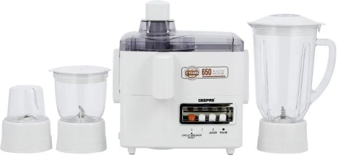 Geepas 4-in-1 Food Processor & Blender GSB6147 - 650W