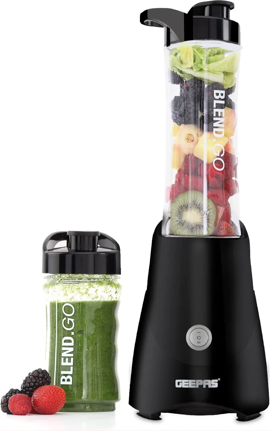 Geepas Personal Sports Blender GSB44075 - Smoothie & Milkshake Maker