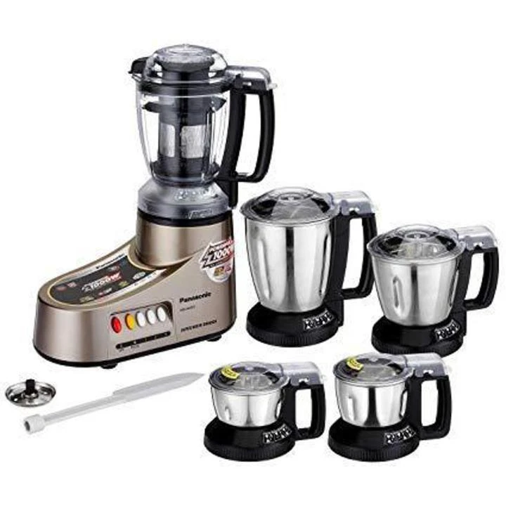 Panasonic 1000W Mixer Grinder | 5 Jars, Bronze | Stainless Steel Jars