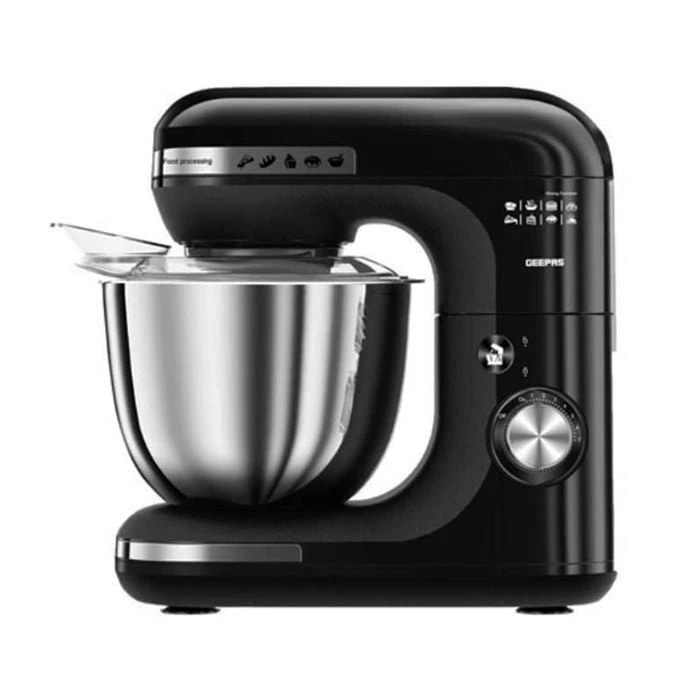 Geepas 3-in-1 Stand Mixer GSM43013 - 5L SS Bowl, 800W, 5 Speed