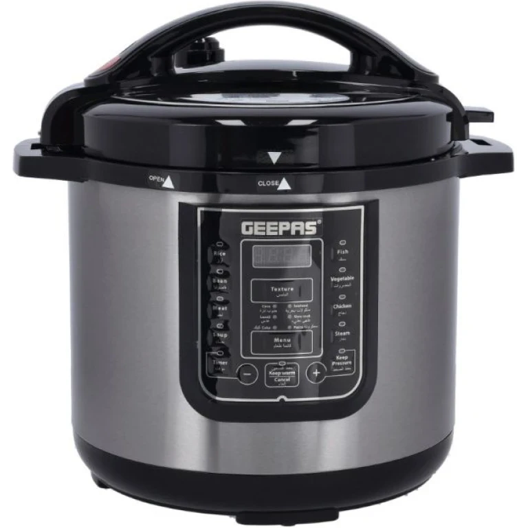 Geepas Digital Multi Cooker GMC35029 - 8L, 14 Programs