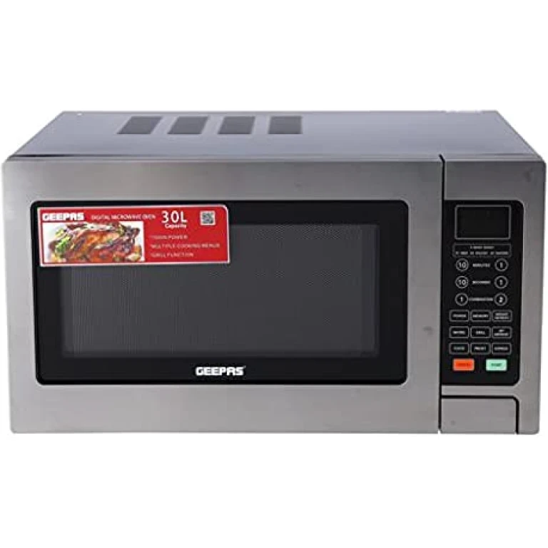 Geepas Digital Microwave Oven with Grill GMO1897 - 30 Litre