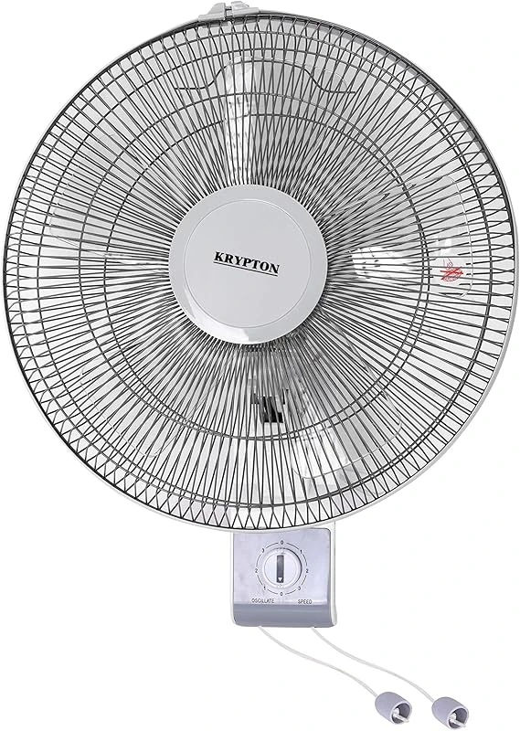 Krypton 16-inch Wall Fan KNF6254 - 5 Leaf Blade