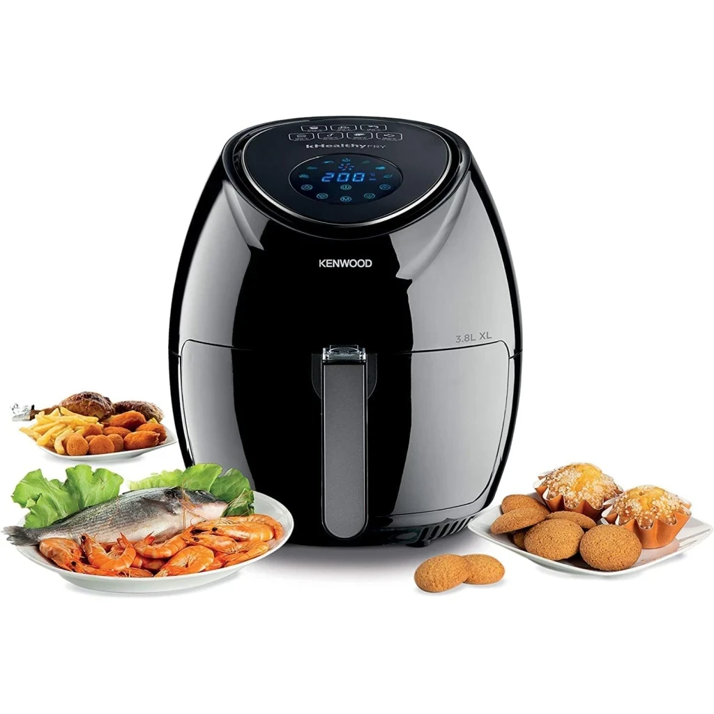Kenwood HFP30 3.8L Air Fryer | 5-in-1, XL Capacity | - Black 5in1 Fry Grill Broil Roast Bake & Toast