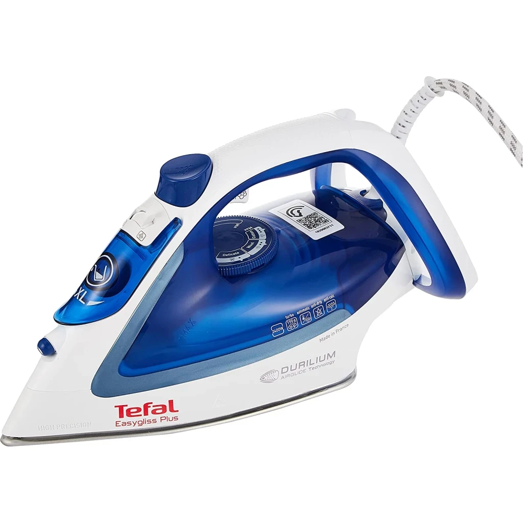 Tefal Easygliss Plus Steam Iron | 2400W, Blue
