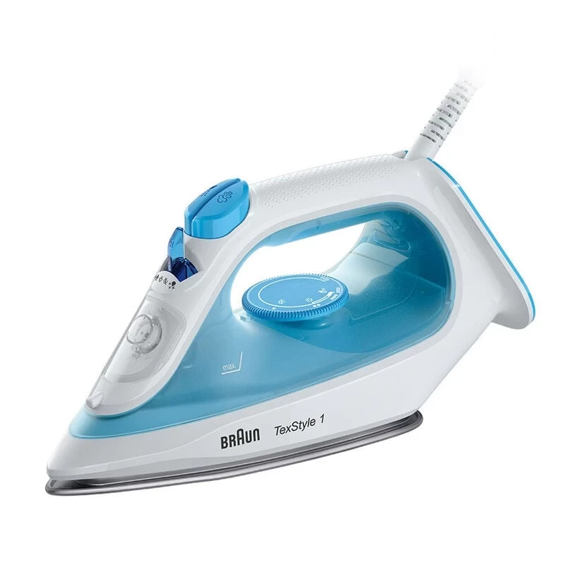 Braun TexStyle 1 Steam Iron | 2000W, SuperCeramic, Blue