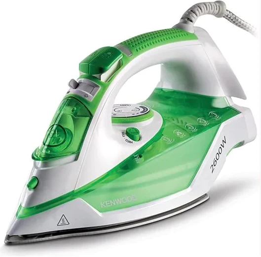 Kenwood 2600W Steam Iron | Ceramic Soleplate, Green | STP70.000WG