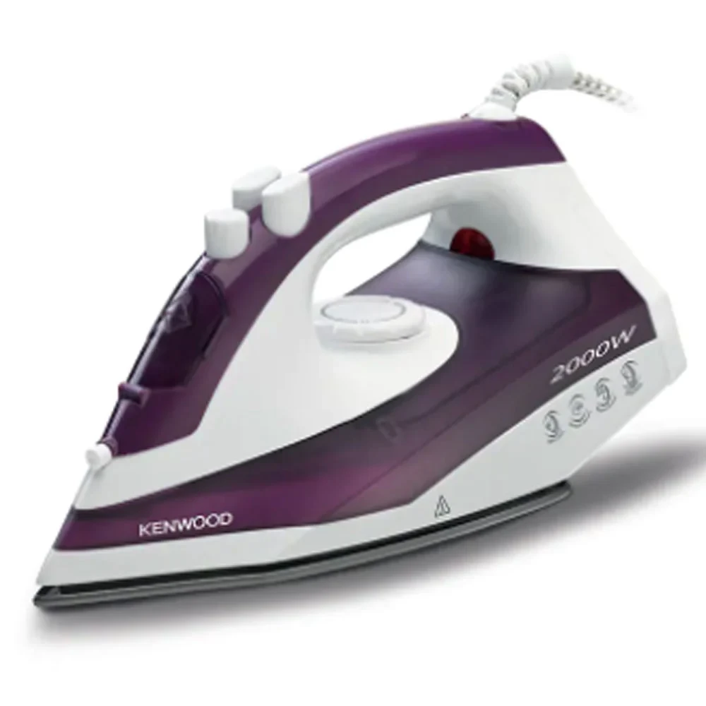 Kenwood 2000W Steam Iron | Teflon Soleplate, Purple | STP40.000WP