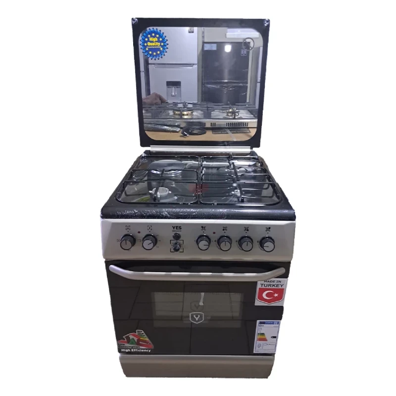 Yes YS-6631GTFT 1 electric, 3 gas burners & electric oven