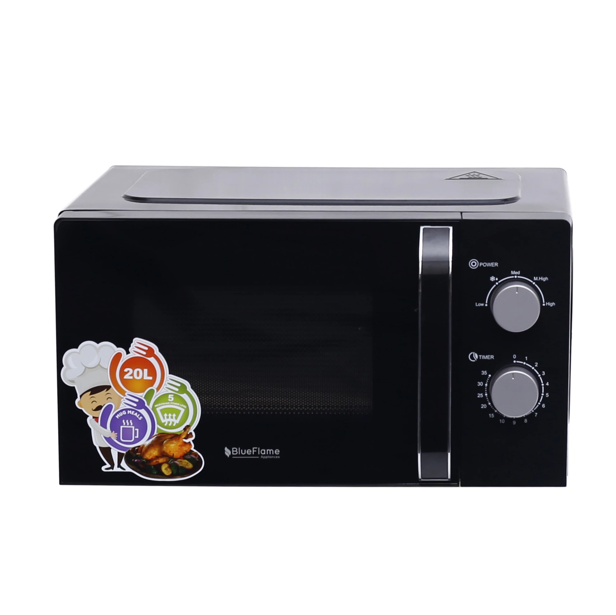 Blue Flame 20L Manual Microwave Oven - BF20MO 20L