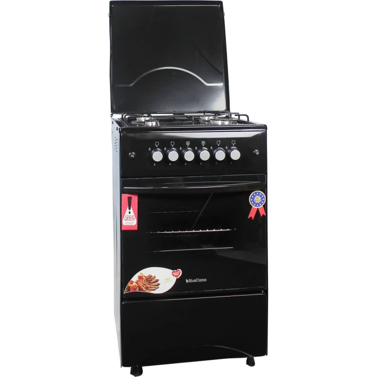 Blue Flame 50x50 Freestanding Gas Cooker (Black) - C5040G-B