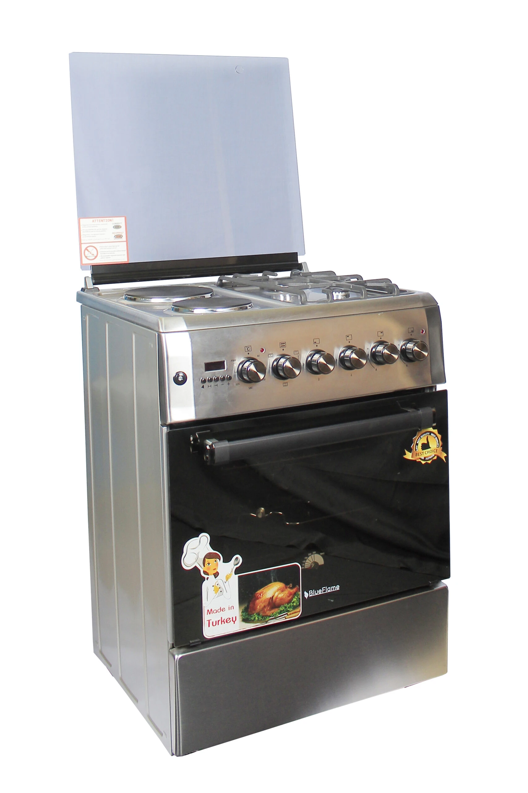 Blue Flame 60x60 Diamond Series Hybrid Cooker (2G+2E) - D6022ERF